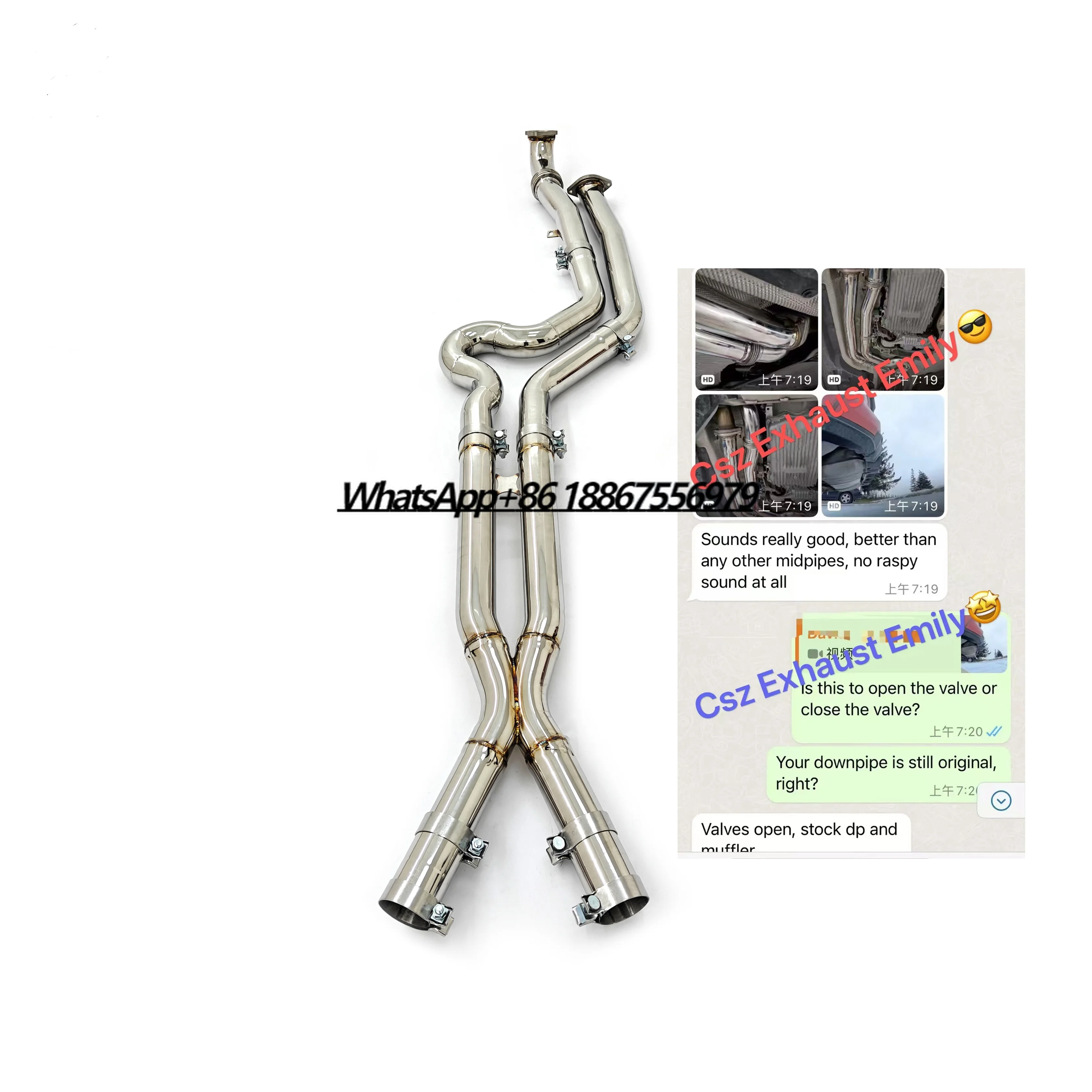 Limited-Time Price GTR Sound CSZ Equal Length Exhaust Midpipe for S58 M3 M4 G80 G82 3.0T
Limited-Time Price GTR Sound CSZ Equal Length Exhaust Midpipe for S58 M3 M4 G80 G82 3.0T