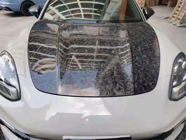 High Quality Forged Carbon Fiber Car Hood Top Style Engine Hood for Porsche Panamera 971 2017-2019
High Quality Forged Carbon Fiber Car Hood Top Style Engine Hood for Porsche Panamera 971 2017-2019