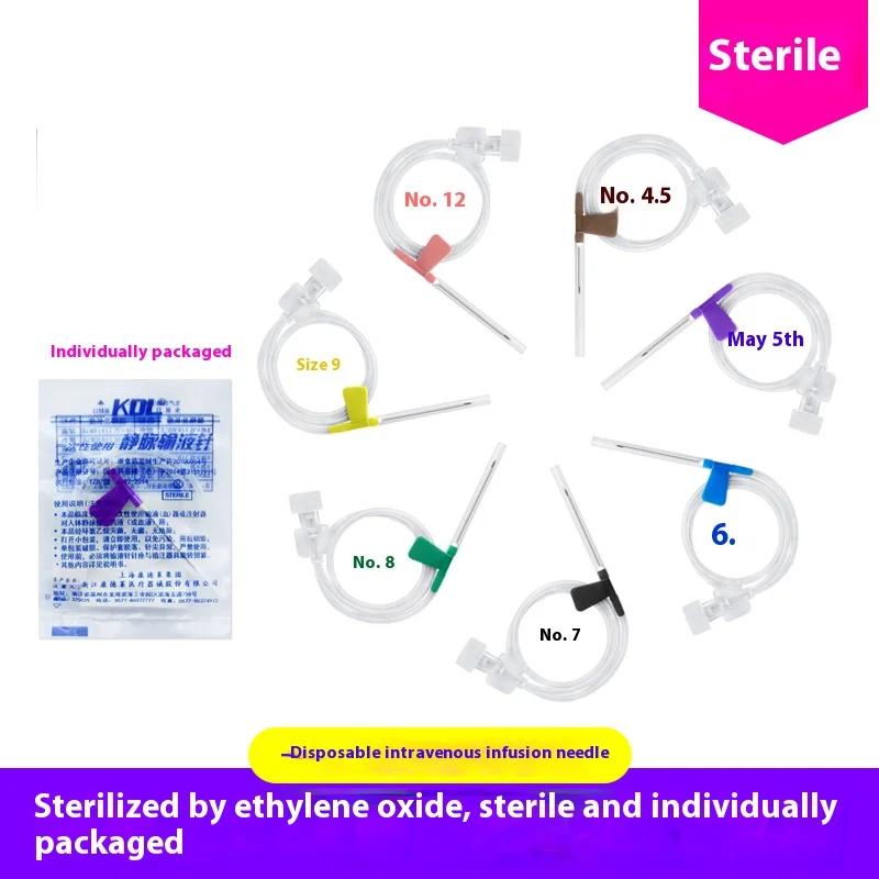 Медицинская одноразовая стерильная инфузионная игла No. 4,5/5,5/9 игла для инфузионного устройства, игла для кожи головы
Медицинская одноразовая стерильная инфузионная игла No. 4,5/5,5/9 игла для инфузионного устройства, игла для кожи головы