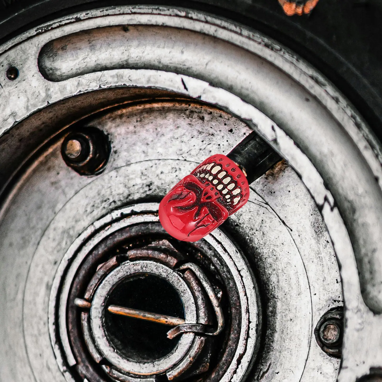 4Pcs Skull Shaped Tire Valve Caps Resin Construction Universal Fit for Car Motorcycle Wheels Stylish Protective Valve Stem
4Pcs Skull Shaped Tire Valve Caps Resin Construction Universal Fit for Car Motorcycle Wheels Stylish Protective Valve Stem
