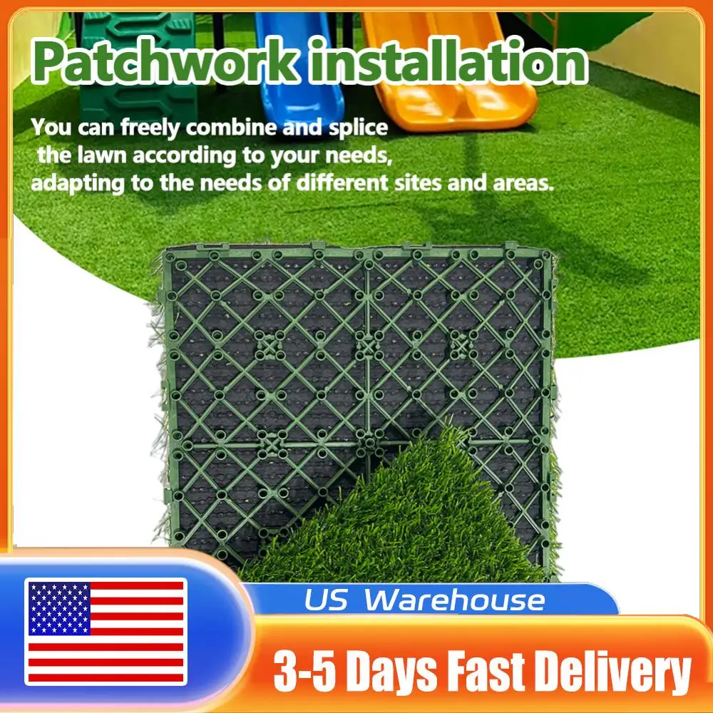 10 Pcs 12 Inchx12 Inch Square Artificial Grass Mat Interlocking Fake Grass Deck Turf Tiles Grass Flooring Tiles for Garden Decor
10 Pcs 12 Inchx12 Inch Square Artificial Grass Mat Interlocking Fake Grass Deck Turf Tiles Grass Flooring Tiles for Garden Decor