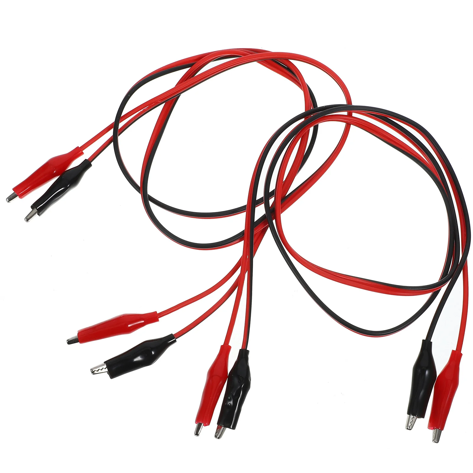 2pcs Jumper Wires With Alligator Clips Electrical Test Lead For Circuit Connection Insulated Flexible Cable Double-Ended
2pcs Jumper Wires With Alligator Clips Electrical Test Lead For Circuit Connection Insulated Flexible Cable Double-Ended