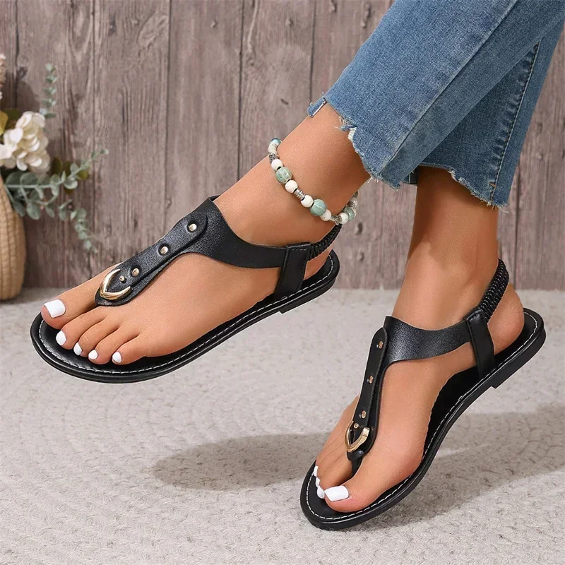 Модные удобные легкие сексуальные и модные женские сандалии, новые летние пляжные сандалии с круглой головкой, большие сандалии на плоской подошве
Модные удобные легкие сексуальные и модные женские сандалии, новые летние пляжные сандалии с круглой головкой, большие сандалии на плоской подошве