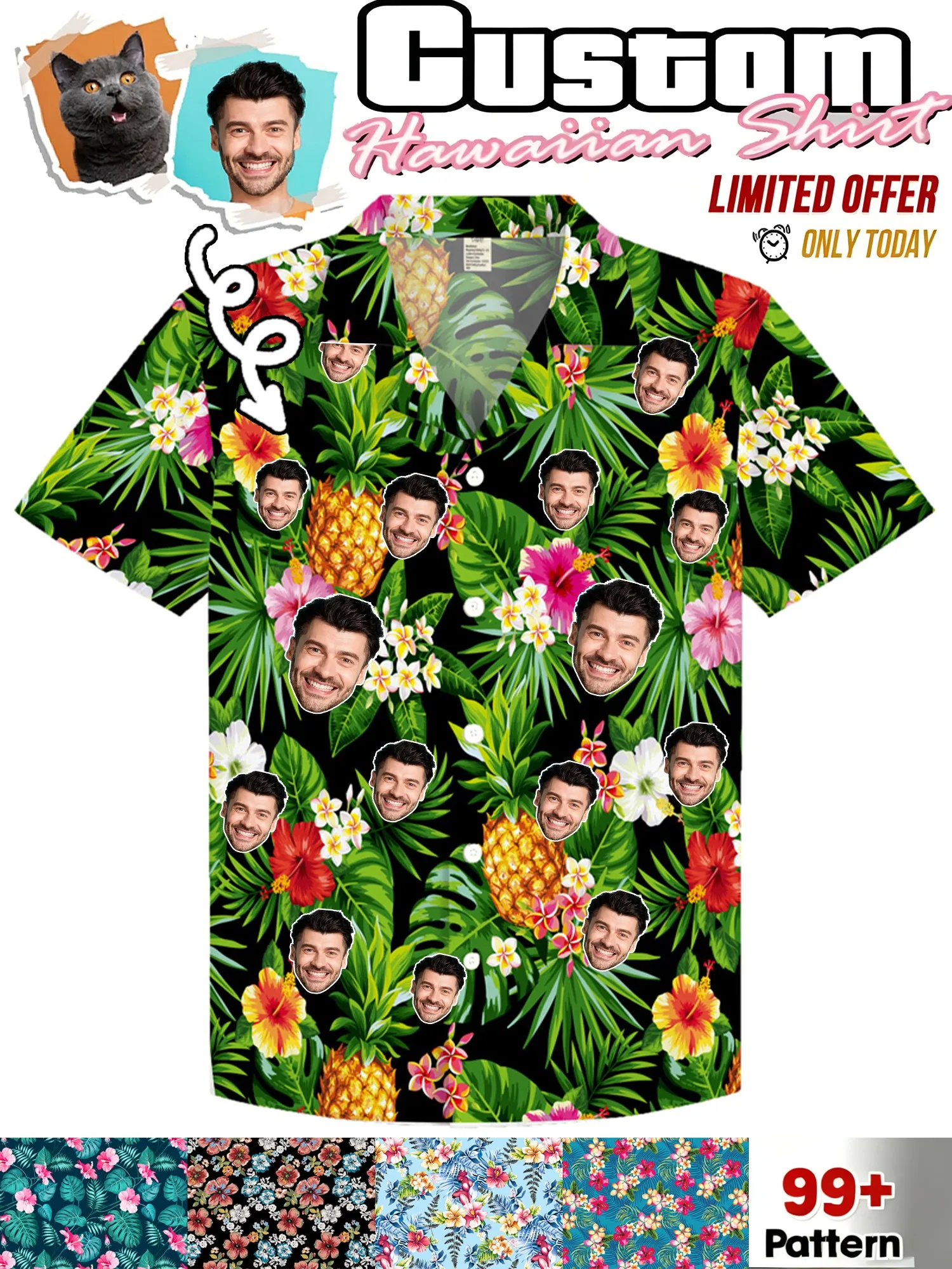 Hawaiian Shirt With Custom Face For Men Women Clearance Sale Mens Shirts Women Clothing
Hawaiian Shirt With Custom Face For Men Women Clearance Sale Mens Shirts Women Clothing