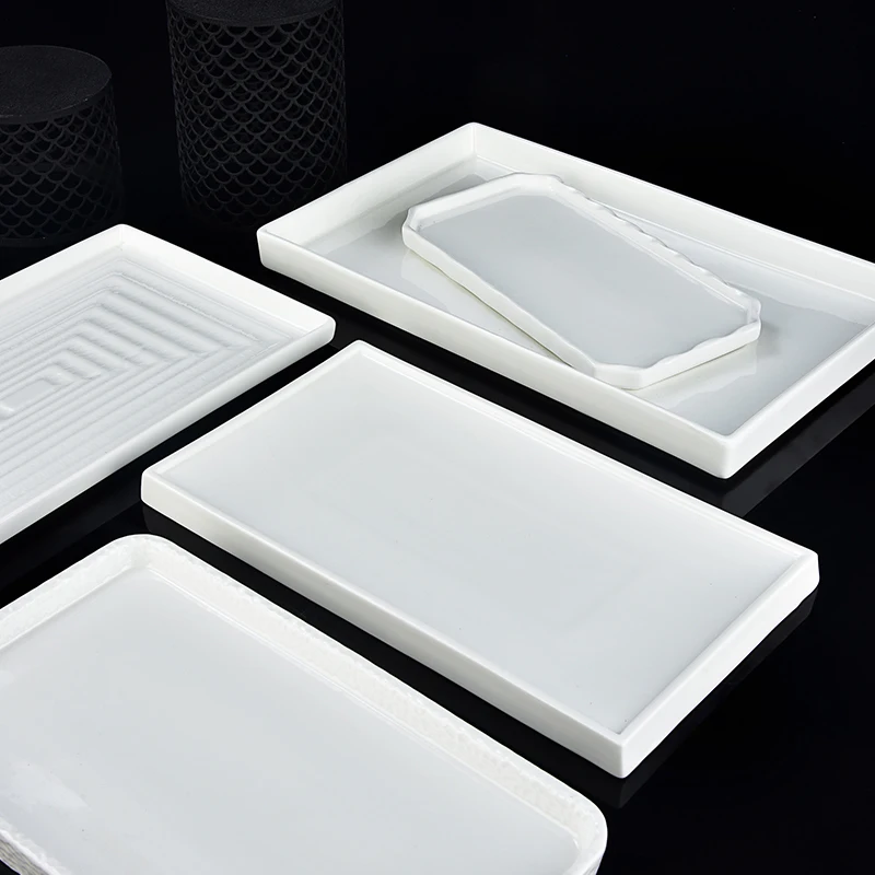 Чисто-белая прямоугольная тарелка Cerc, квадратная плоская тарелка для холодных закусок, поднос для чайных чашек, простая скандинавская посуда для взрослых
Чисто-белая прямоугольная тарелка Cerc, квадратная плоская тарелка для холодных закусок, поднос для чайных чашек, простая скандинавская посуда для взрослых