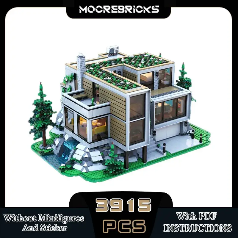 MOC-167956 City Street View Modern House Castle Building Modularization Building Block Assembly Model Brick Toy Gifts
MOC-167956 City Street View Modern House Castle Building Modularization Building Block Assembly Model Brick Toy Gifts