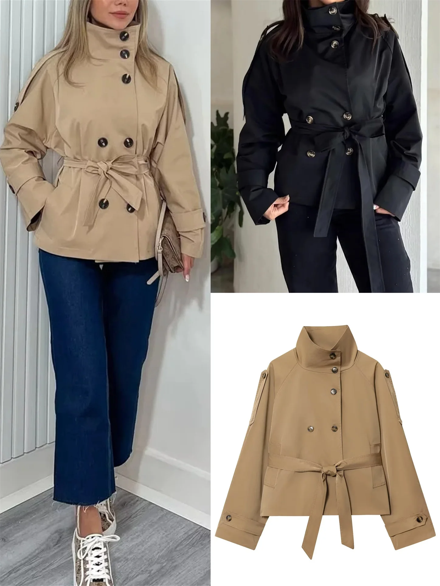 Faionable Commuter Sle женское пальто ort Coat Long Sve с воротником-стойкой и двойной пуговицей, верхняя одежда с поясом, осеннее новое поступление
Faionable Commuter Sle женское пальто ort Coat Long Sve с воротником-стойкой и двойной пуговицей, верхняя одежда с поясом, осеннее новое поступление