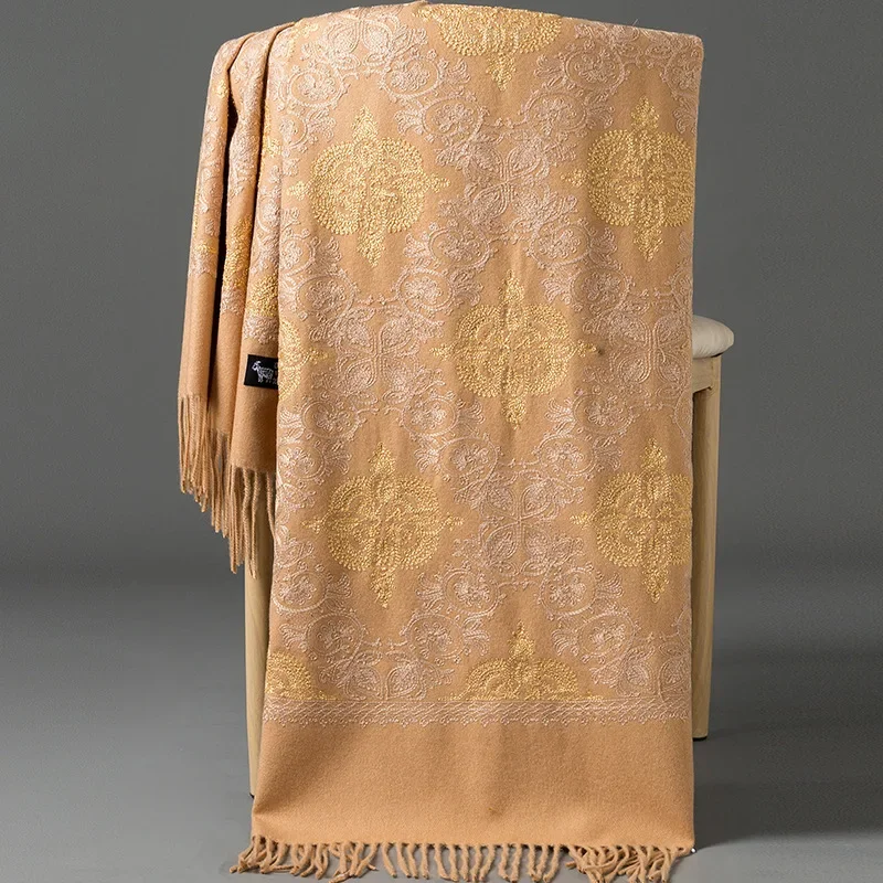 2024 Ethic Style Cashmere Blend Pashmina Women Embroidered Scarves Blanket Shawl and Wraps Vintage Hijabs
2024 Ethic Style Cashmere Blend Pashmina Women Embroidered Scarves Blanket Shawl and Wraps Vintage Hijabs