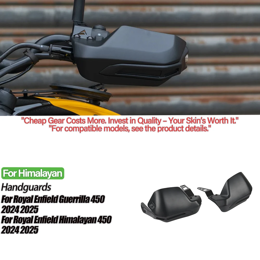 Motorcycle Handguard Protector for Royal Enfield Himalayan 450 2024-2025, Durable Windshield Universal Fit Protection Covers
Motorcycle Handguard Protector for Royal Enfield Himalayan 450 2024-2025, Durable Windshield Universal Fit Protection Covers