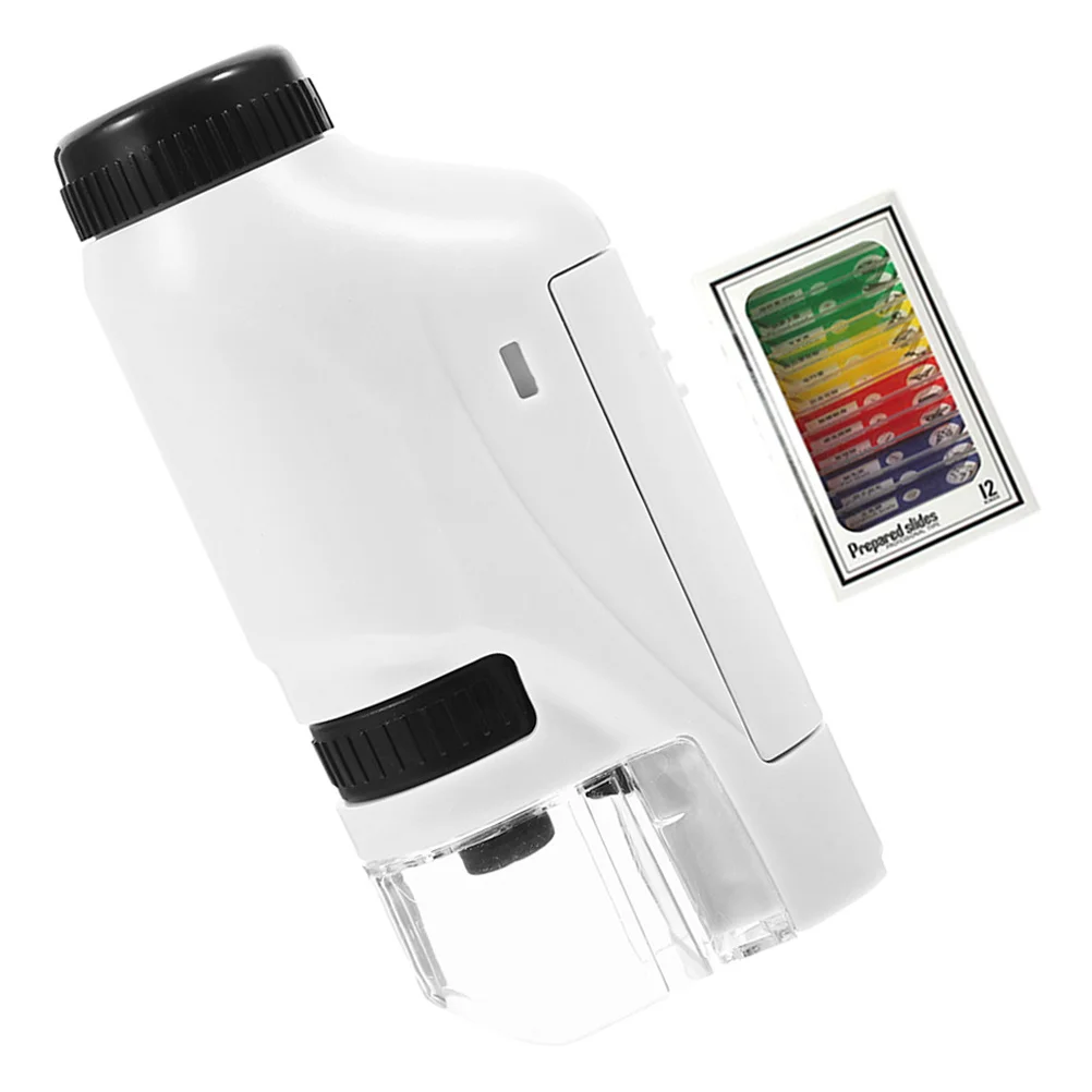 1 set Monocular Microscope Simple Biological Magnifier For Kids Science Exploration Portable Children Educational Tool Student