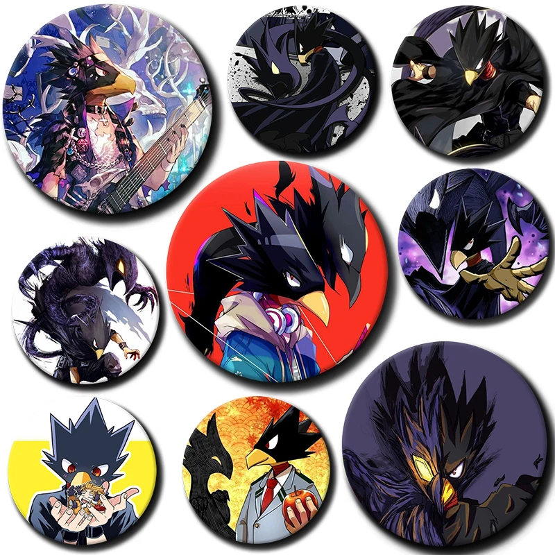 58mm Cartoon Character Fumikage Tokoyami Soft Button Pin Hero Anime Brooch Creative Badge for Backpack Clothes Decoration Gift
58mm Cartoon Character Fumikage Tokoyami Soft Button Pin Hero Anime Brooch Creative Badge for Backpack Clothes Decoration Gift