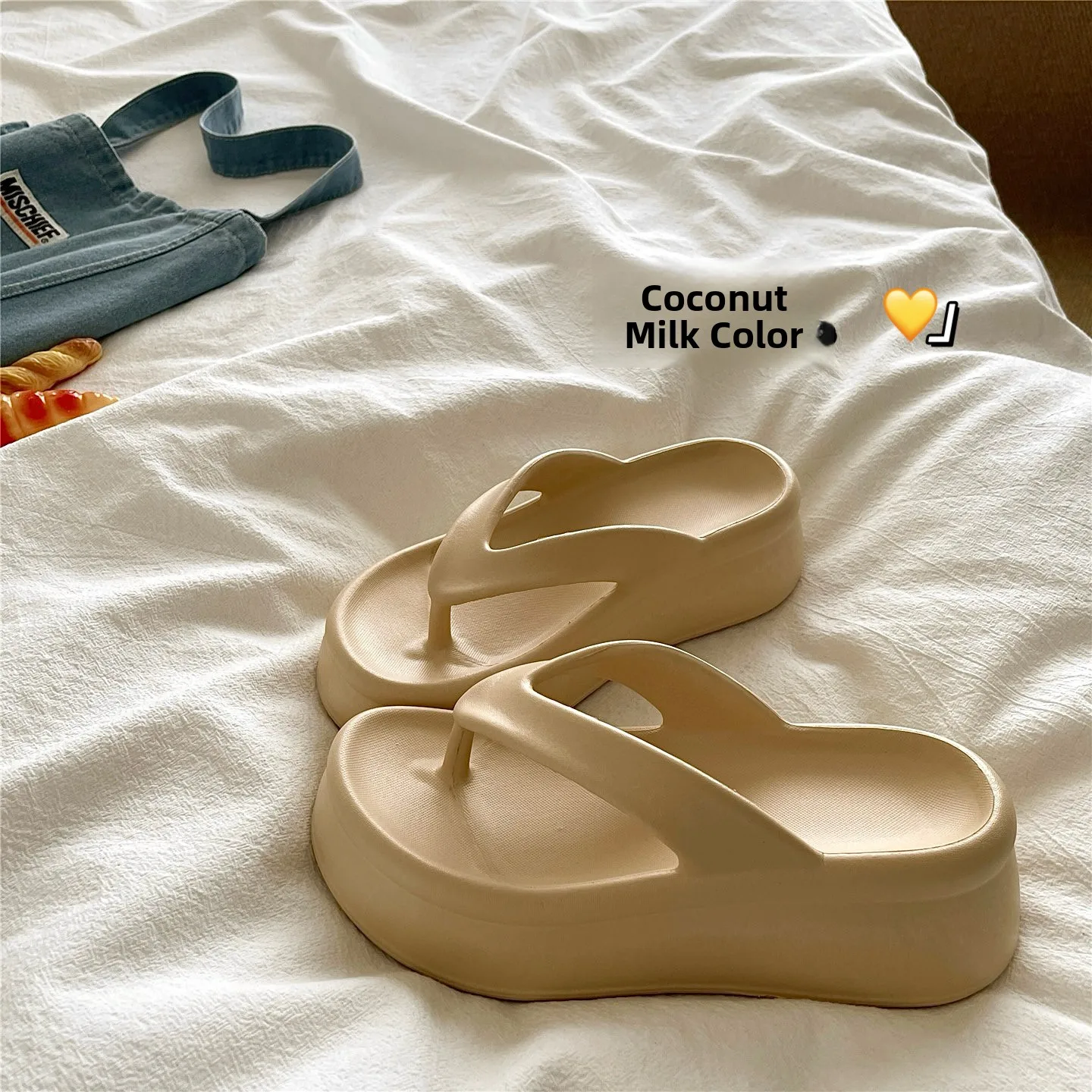 Thick Bottom Sandals Women's Summer Outdoor Breathable Anti-slip Trendy Island Holiday Toe Post Slippers Korean Style EVA
Thick Bottom Sandals Women's Summer Outdoor Breathable Anti-slip Trendy Island Holiday Toe Post Slippers Korean Style EVA