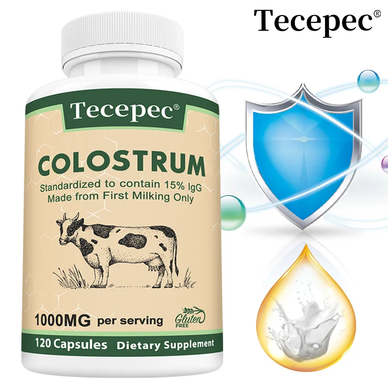 Colostrum Capsules - Promotes Gut Health, Improves Athletic Performance, and Maintains Healthy Iron Levels - 120 Capsules
Colostrum Capsules - Promotes Gut Health, Improves Athletic Performance, and Maintains Healthy Iron Levels - 120 Capsules