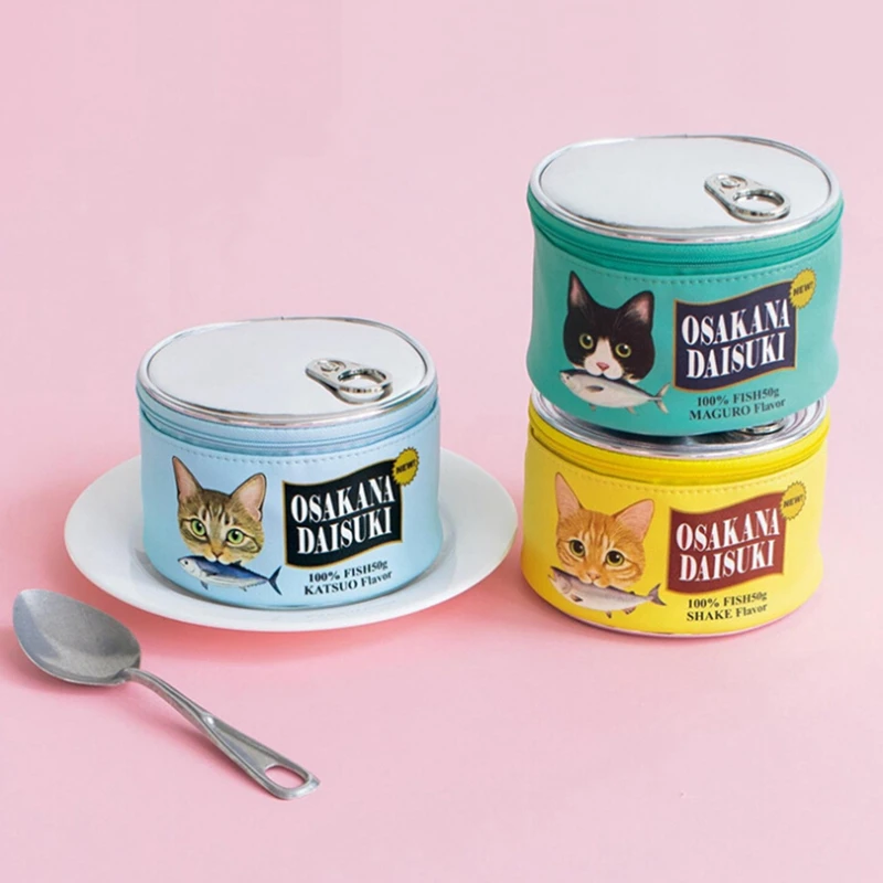 Nylon PU leather Large Capacity Storage Bag Box Cute Creative Cat Eating Fish Pattern Canned Type Cosmetic Sundries Organizer
Nylon PU leather Large Capacity Storage Bag Box Cute Creative Cat Eating Fish Pattern Canned Type Cosmetic Sundries Organizer