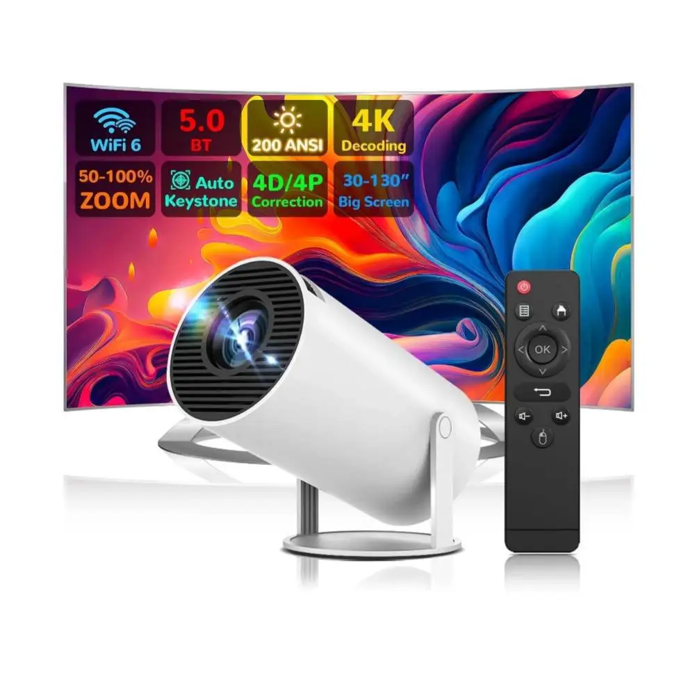 New portable smart projector 720P Android supports ultra high definition 4K projector
New portable smart projector 720P Android supports ultra high definition 4K projector