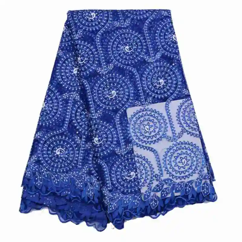 African Lace Fabric Tulle French Net Material Circle Style Royal Blue Yellow 5Yards For Sew Wedding Dress
African Lace Fabric Tulle French Net Material Circle Style Royal Blue Yellow 5Yards For Sew Wedding Dress