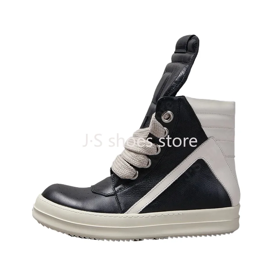 R-o Men Casual Shoe Women Sneaker Black Leather High Top Shoes Jumbo Laces Geobasket Zipper Ankle Boot Designer Boots
R-o Men Casual Shoe Women Sneaker Black Leather High Top Shoes Jumbo Laces Geobasket Zipper Ankle Boot Designer Boots