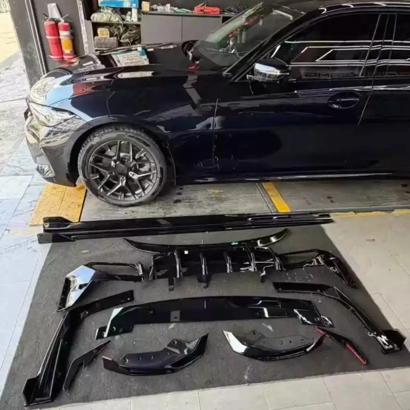 Car Front Shovel Rear Lip Side Skirts Tail Wing for BMW 3 Series G20 G28 Modified Black Body Kit Car Accessories
Car Front Shovel Rear Lip Side Skirts Tail Wing for BMW 3 Series G20 G28 Modified Black Body Kit Car Accessories
