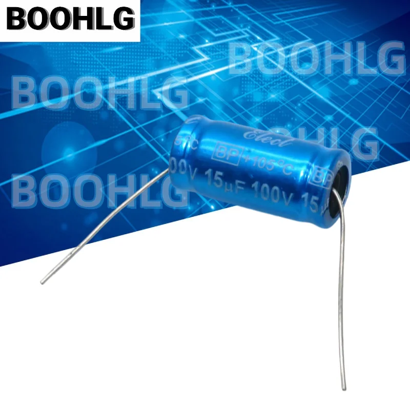 5PCS Blue Robe 15UF 100V Audio Frequency Divider Axial Poleless Capacitor Fever Capacitor 100V 15UF 13X26mm
5PCS Blue Robe 15UF 100V Audio Frequency Divider Axial Poleless Capacitor Fever Capacitor 100V 15UF 13X26mm