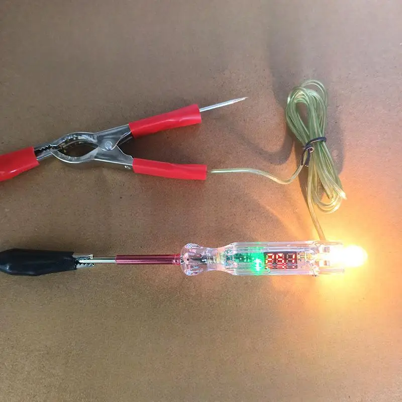 *Auto Circuit Repair Tools 6V-36V Electrical Voltage Tester Pen Probe Lamp Dual-color LED Light Auto Car Light Circuit Tester*
*Auto Circuit Repair Tools 6V-36V Electrical Voltage Tester Pen Probe Lamp Dual-color LED Light Auto Car Light Circuit Tester*