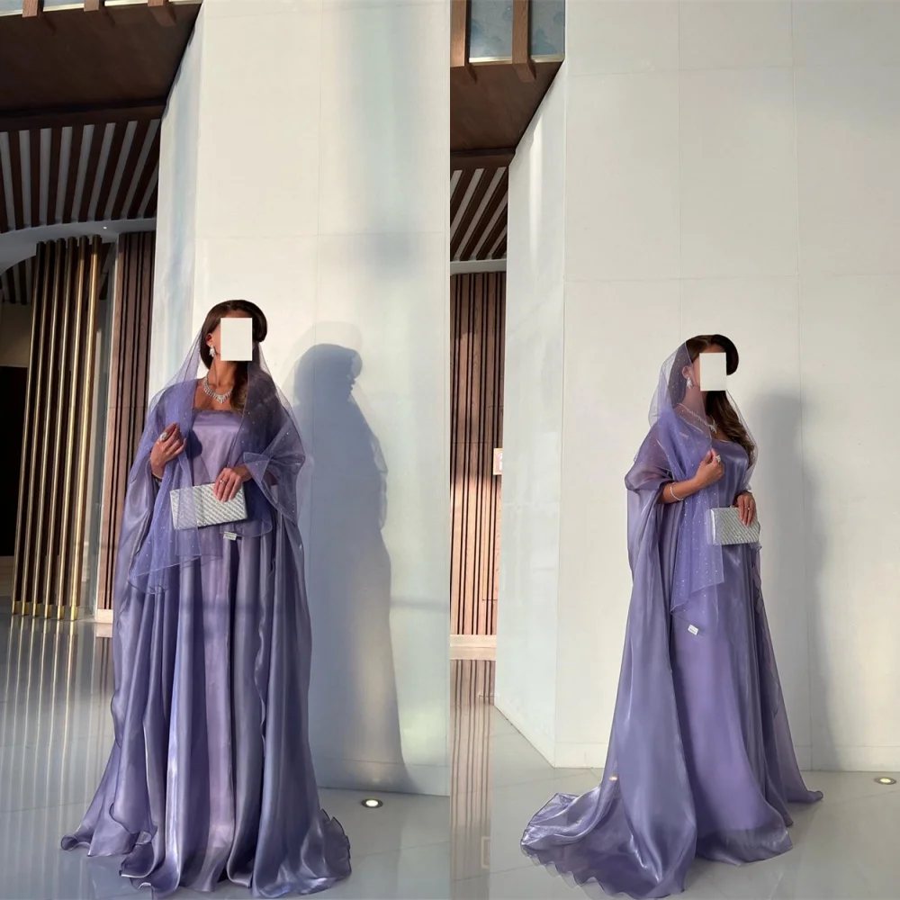 Customized Temperament Purple Satin Evening Dress High Quality Strapless Off the Shoulder Long Sleeves Bespoke Occasion Gowns
Customized Temperament Purple Satin Evening Dress High Quality Strapless Off the Shoulder Long Sleeves Bespoke Occasion Gowns