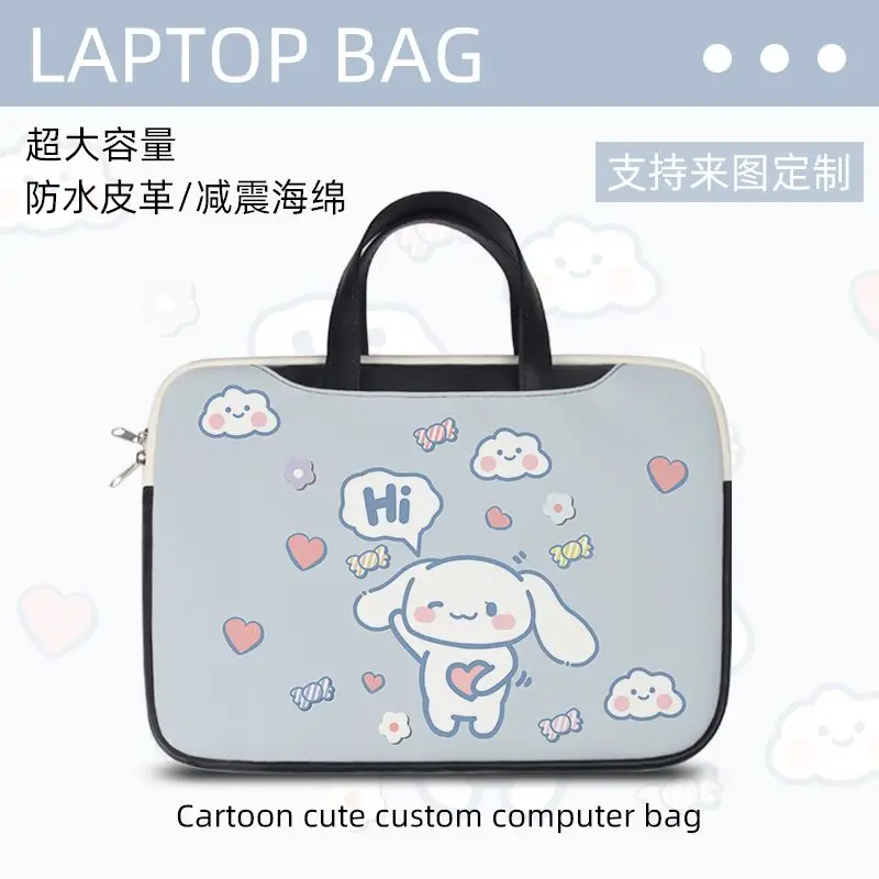 Anime Peripherals Sanrio Laptop Bag Cinnamoroll Cute Large Capacity Tablet Organizer Cartoon Handbag Laptop Case 15in 14in 16in
Anime Peripherals Sanrio Laptop Bag Cinnamoroll Cute Large Capacity Tablet Organizer Cartoon Handbag Laptop Case 15in 14in 16in