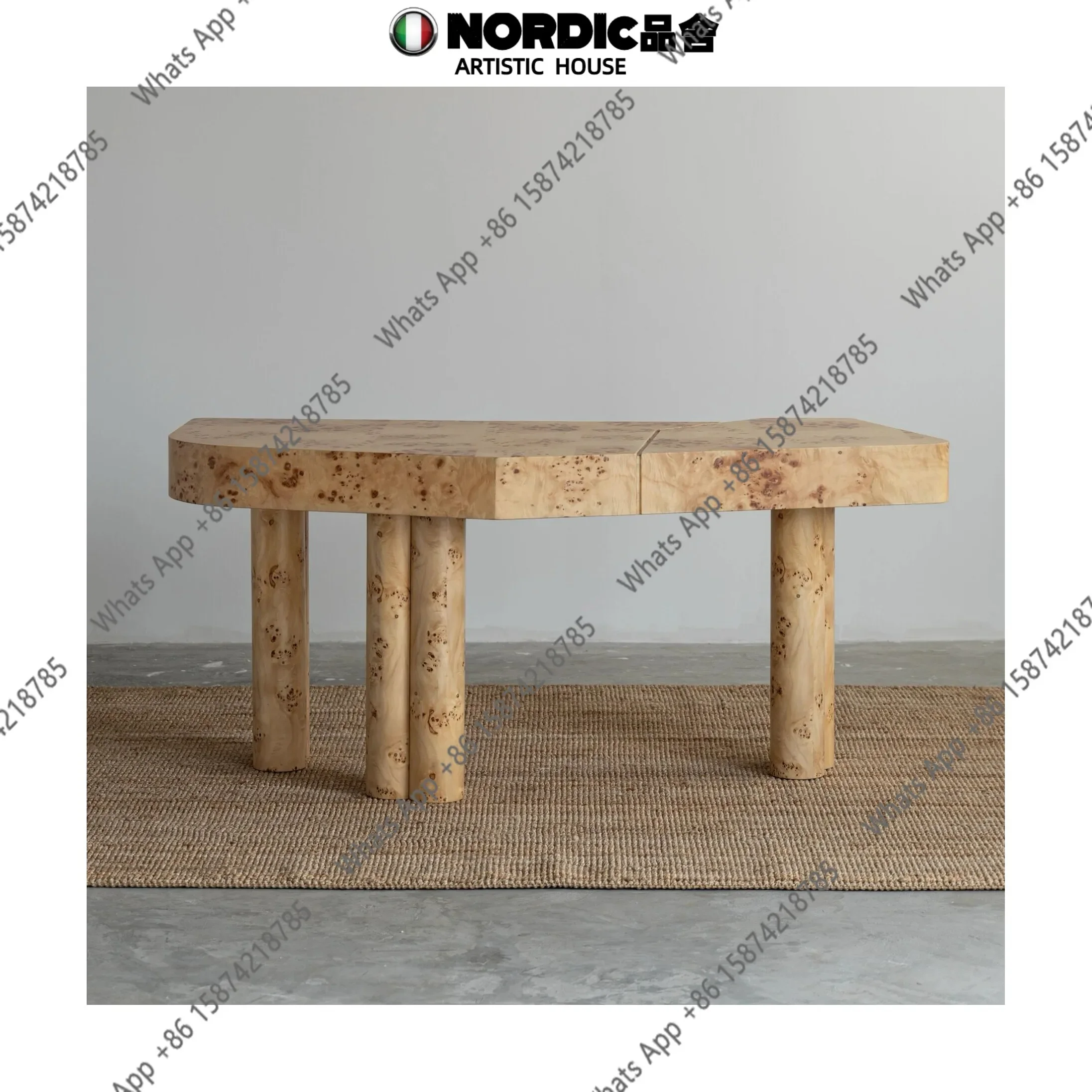 46 Medieval Style Designer Solid Wood Tree Tumor Bark Special-shaped Desk Wind Book Desk American Simplicity
46 Medieval Style Designer Solid Wood Tree Tumor Bark Special-shaped Desk Wind Book Desk American Simplicity