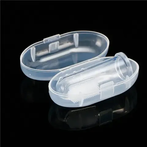 Toothbrush with Box Super New Soft Pet Finger Toy Teddy Dog Brush Bad Breath Tartar Teeth Tool Dog Cat Cleaning Pet Supplies