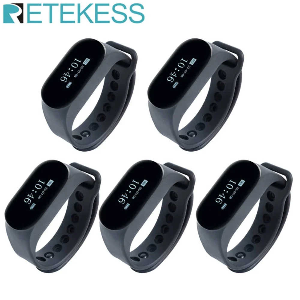 Retekess 5Pcs TD112 Wireless Waiter Calling System Restaurant Pager IPX7 Waterproof Watch Receiver for Hookah Cafe Bar Clinic
Retekess 5Pcs TD112 Wireless Waiter Calling System Restaurant Pager IPX7 Waterproof Watch Receiver for Hookah Cafe Bar Clinic