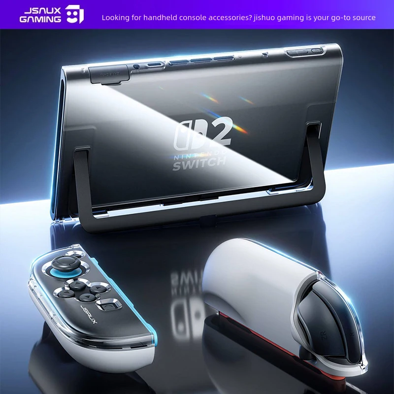 JSAUX Protective Case For Switch 2 Console TPU Thin Cover With Stand Detachable Joycon Shell NS2 Switch2 Game Accessories
JSAUX Protective Case For Switch 2 Console TPU Thin Cover With Stand Detachable Joycon Shell NS2 Switch2 Game Accessories