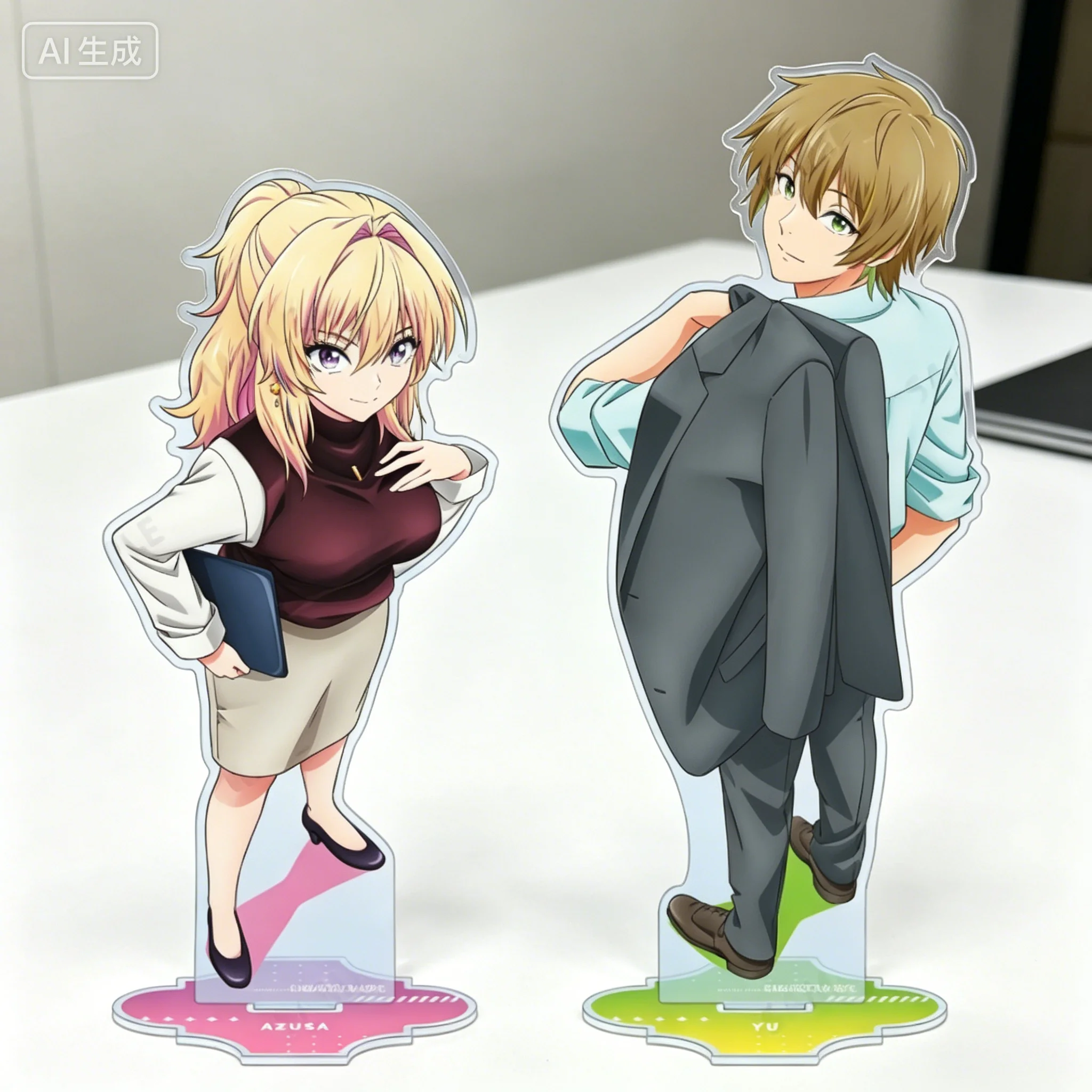 Anime My Awkward Senpai Azusa Kannawa Yu Kamegawa Acrylic Stand Model Plate Keychains Desktop Ornament Fans Gifts 15CM
Anime My Awkward Senpai Azusa Kannawa Yu Kamegawa Acrylic Stand Model Plate Keychains Desktop Ornament Fans Gifts 15CM