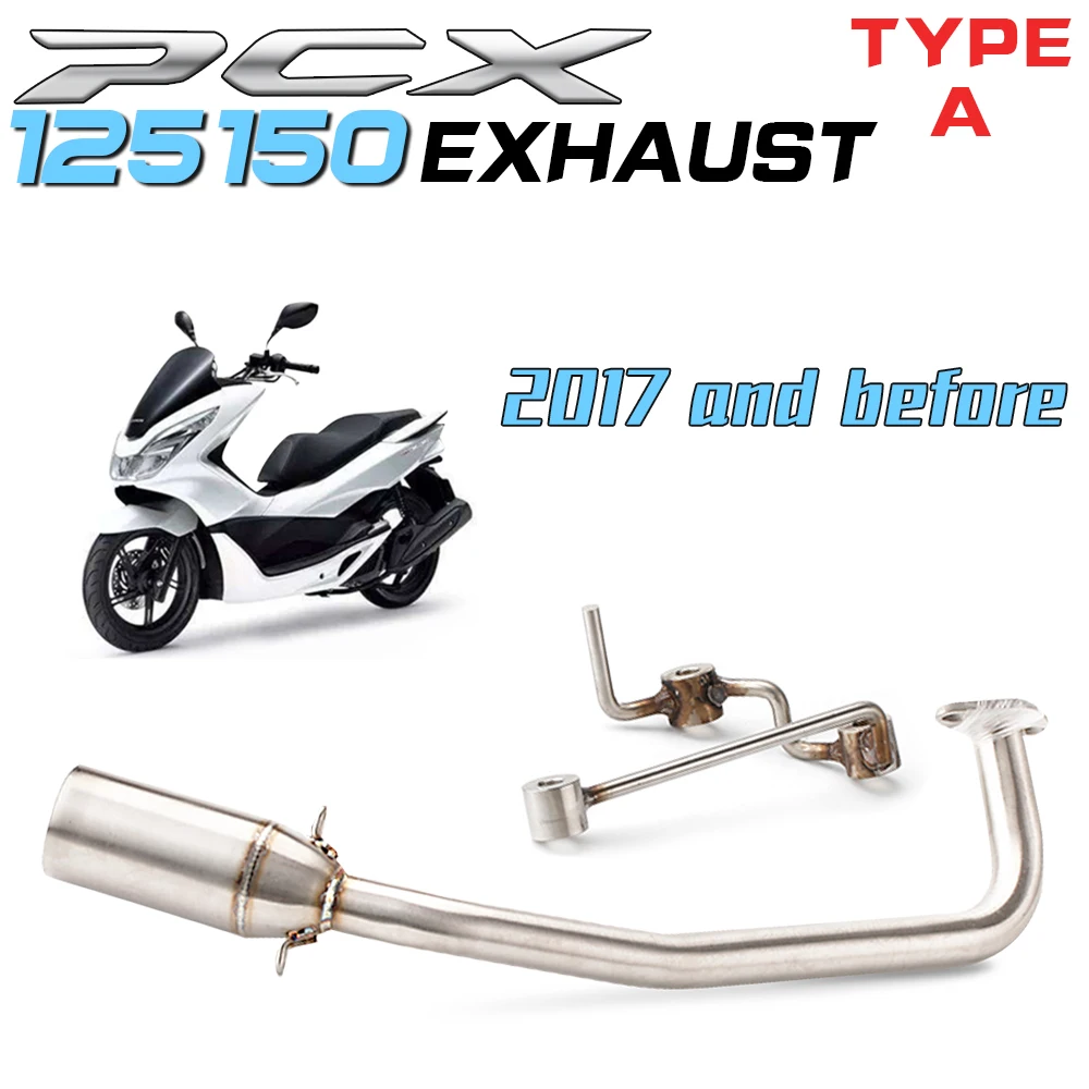 PCX 125 150 Motorcycle Scooter Exhaust Muffler Full System Middle Pipe Slip-On Escape Fit For HONDA PCX125 PCX150 Exhaust17-2022
PCX 125 150 Motorcycle Scooter Exhaust Muffler Full System Middle Pipe Slip-On Escape Fit For HONDA PCX125 PCX150 Exhaust17-2022