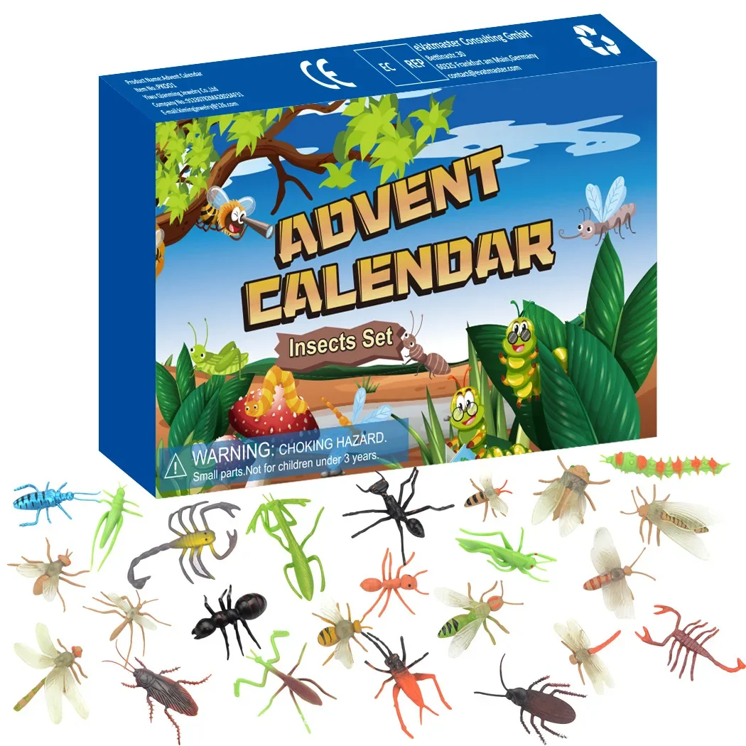 Realistic Insect Advent Calendar 2025 Christmas Holiday Calendar Simulation Insect Figures Gift Xmas 24 Days Countdown Calendars
Realistic Insect Advent Calendar 2025 Christmas Holiday Calendar Simulation Insect Figures Gift Xmas 24 Days Countdown Calendars