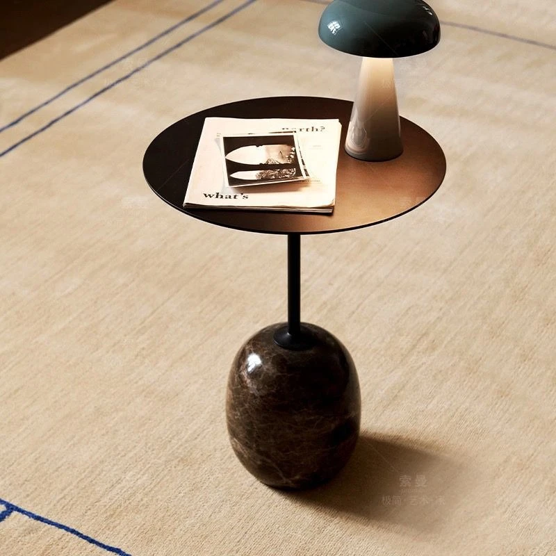 Corner few Nordic bedside table lato Italian light luxury round coffee table table
Corner few Nordic bedside table lato Italian light luxury round coffee table table