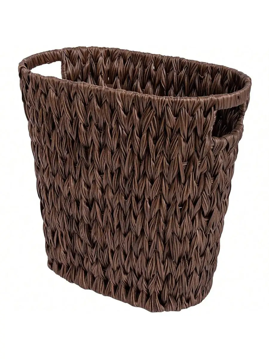 Wicker Trash Can With Handles For Bathroom Bedroom Boho Style Waste Basket 19L
Wicker Trash Can With Handles For Bathroom Bedroom Boho Style Waste Basket 19L