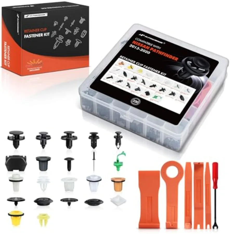 22 Sizes 43.36oz Bumper Fender Hood Retainer Clips Kit Compatible with Nissan Pathfinder 2013-2020 Door Trim Cowl Liner Car 220
22 Sizes 43.36oz Bumper Fender Hood Retainer Clips Kit Compatible with Nissan Pathfinder 2013-2020 Door Trim Cowl Liner Car 220