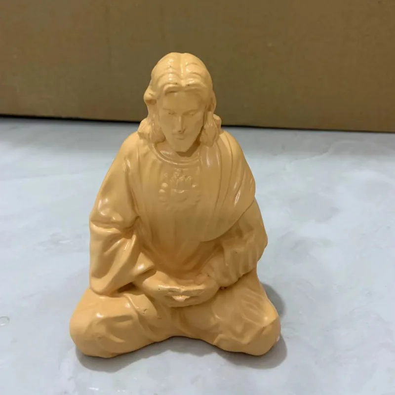 Ручная резная статуя медитации Джесуса, деревянная фигурка священного сердца, христианское религиозное украшение для дома, алтаря, подарок
Ручная резная статуя медитации Джесуса, деревянная фигурка священного сердца, христианское религиозное украшение для дома, алтаря, подарок