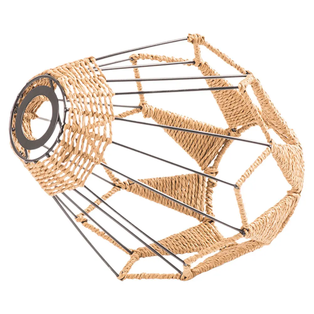 1pc Iron Frame Woven Paper Rope Lamp Shade Hanging Light Cover Modern Vintage Pendant Shade For Kitchen Rustic Natural Unique
1pc Iron Frame Woven Paper Rope Lamp Shade Hanging Light Cover Modern Vintage Pendant Shade For Kitchen Rustic Natural Unique