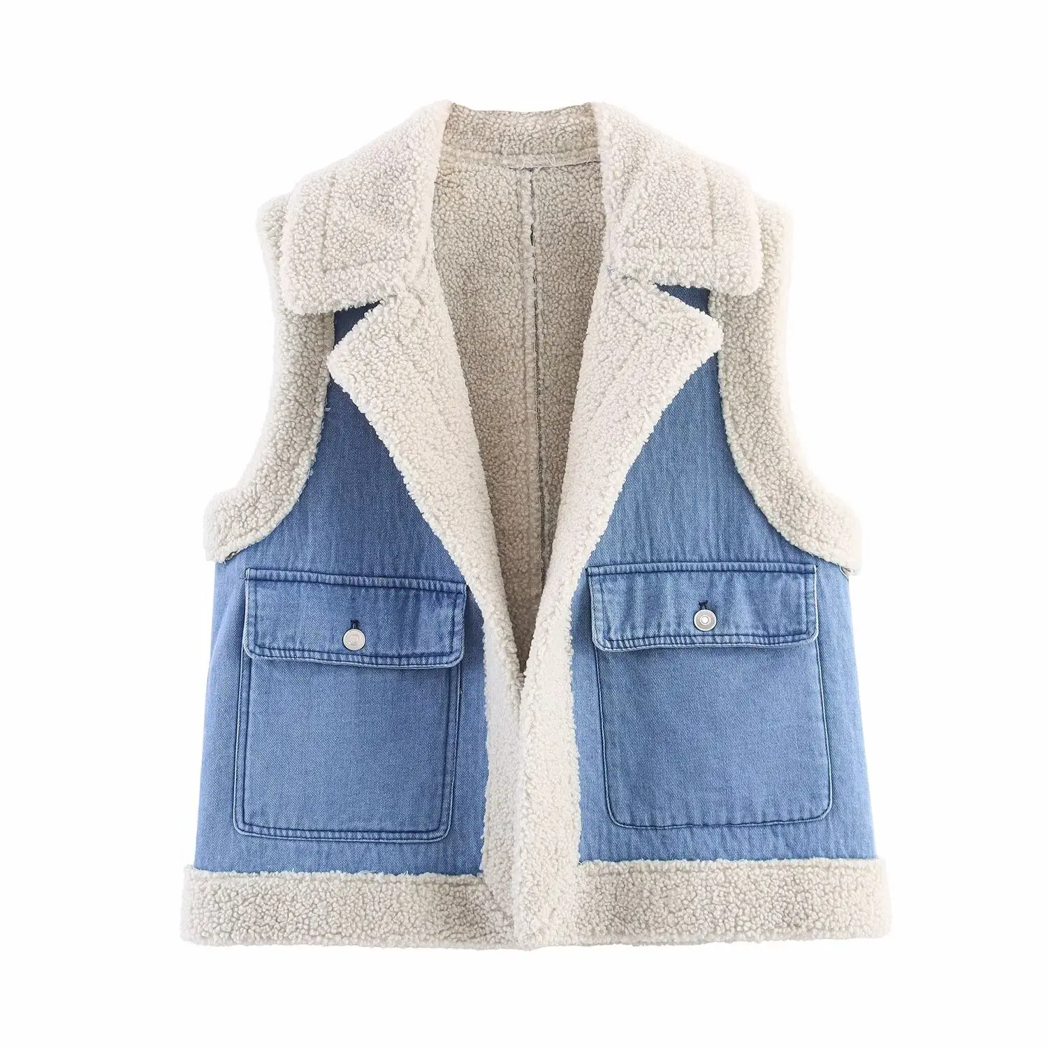 Double-Sided Lamb Fur Vest Loose Women's Faion Small Fraance Sle Polyester Fiber Long Sve V-Ne No Button Regular T...
Double-Sided Lamb Fur Vest Loose Women's Faion Small Fraance Sle Polyester Fiber Long Sve V-Ne No Button Regular T...