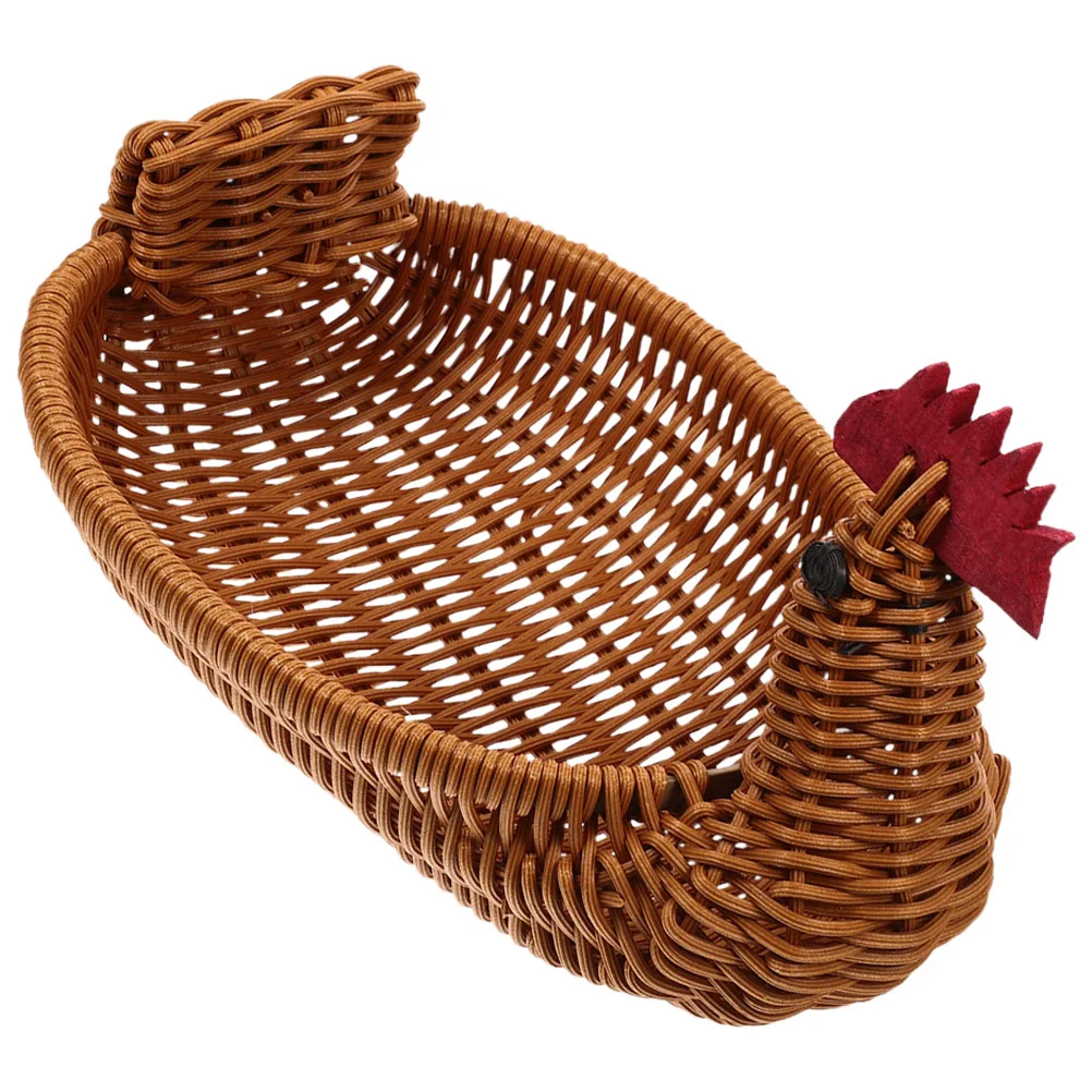 Chicken Shape Storage Basket for Baskets Rattan Animal Candy Dish Rooster Easter Fruit Wicker Woven Snack
Chicken Shape Storage Basket for Baskets Rattan Animal Candy Dish Rooster Easter Fruit Wicker Woven Snack
