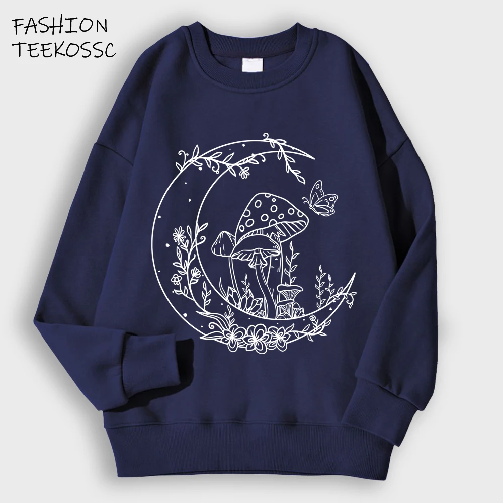 Мужские пуловеры с грибами, бабочкой, луной и цветком, модная свободная одежда, винтажная осенняя флисовая толстовка унисекс с круглым вырезом и длинными рукавами
Мужские пуловеры с грибами, бабочкой, луной и цветком, модная свободная одежда, винтажная осенняя флисовая толстовка унисекс с круглым вырезом и длинными рукавами