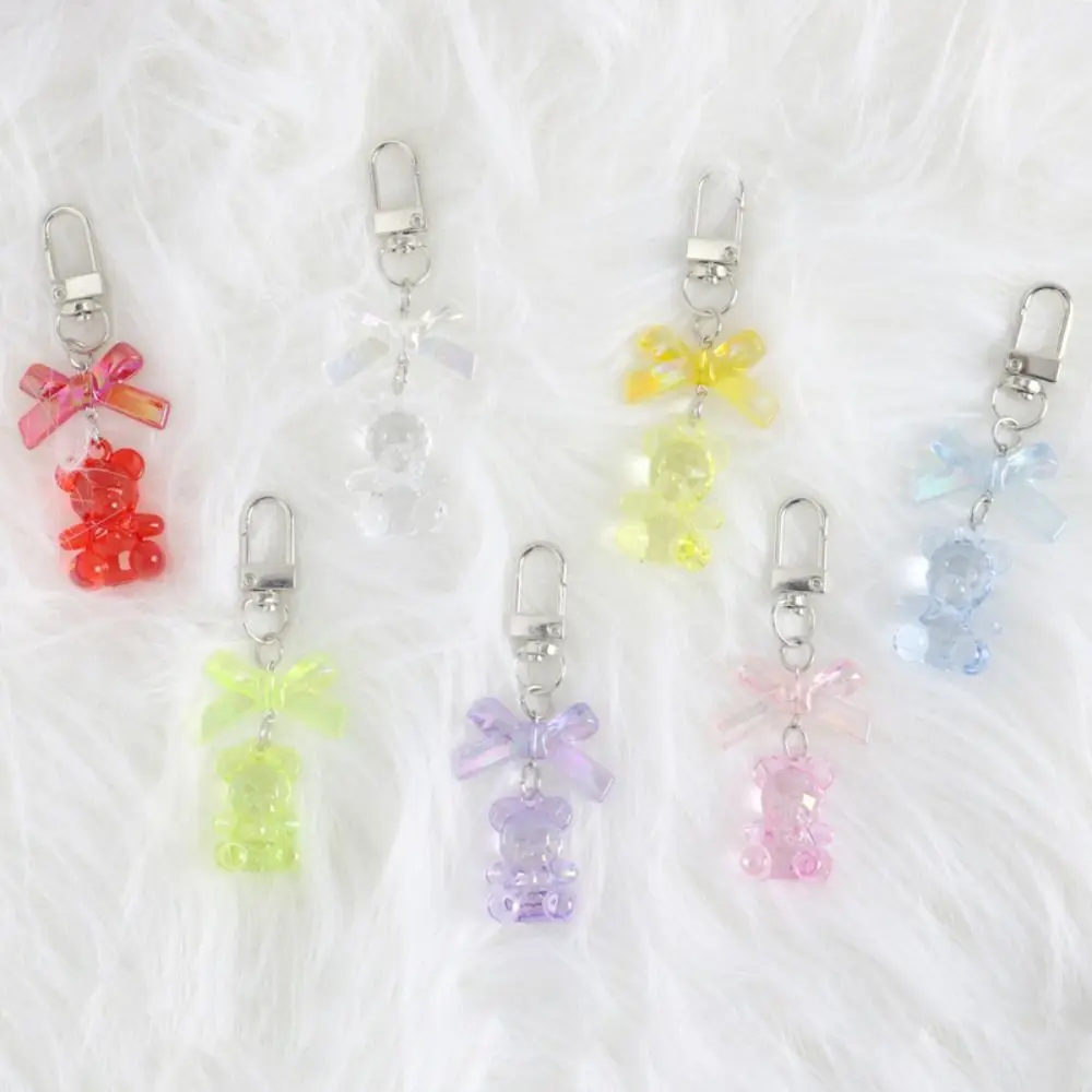 Jewelry Bag Decoration Resin Gummy Bear Keychain Candy Color Heart Cute Car Keyring Bow Transparent Lovely Bag Pendant Women
Jewelry Bag Decoration Resin Gummy Bear Keychain Candy Color Heart Cute Car Keyring Bow Transparent Lovely Bag Pendant Women
