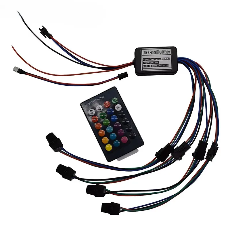1X High Quality DC12V RGB LED Fiber Optic Light With IR Remove Controller RGB Light Illuminator For Car Ceiling LED Lights
1X High Quality DC12V RGB LED Fiber Optic Light With IR Remove Controller RGB Light Illuminator For Car Ceiling LED Lights