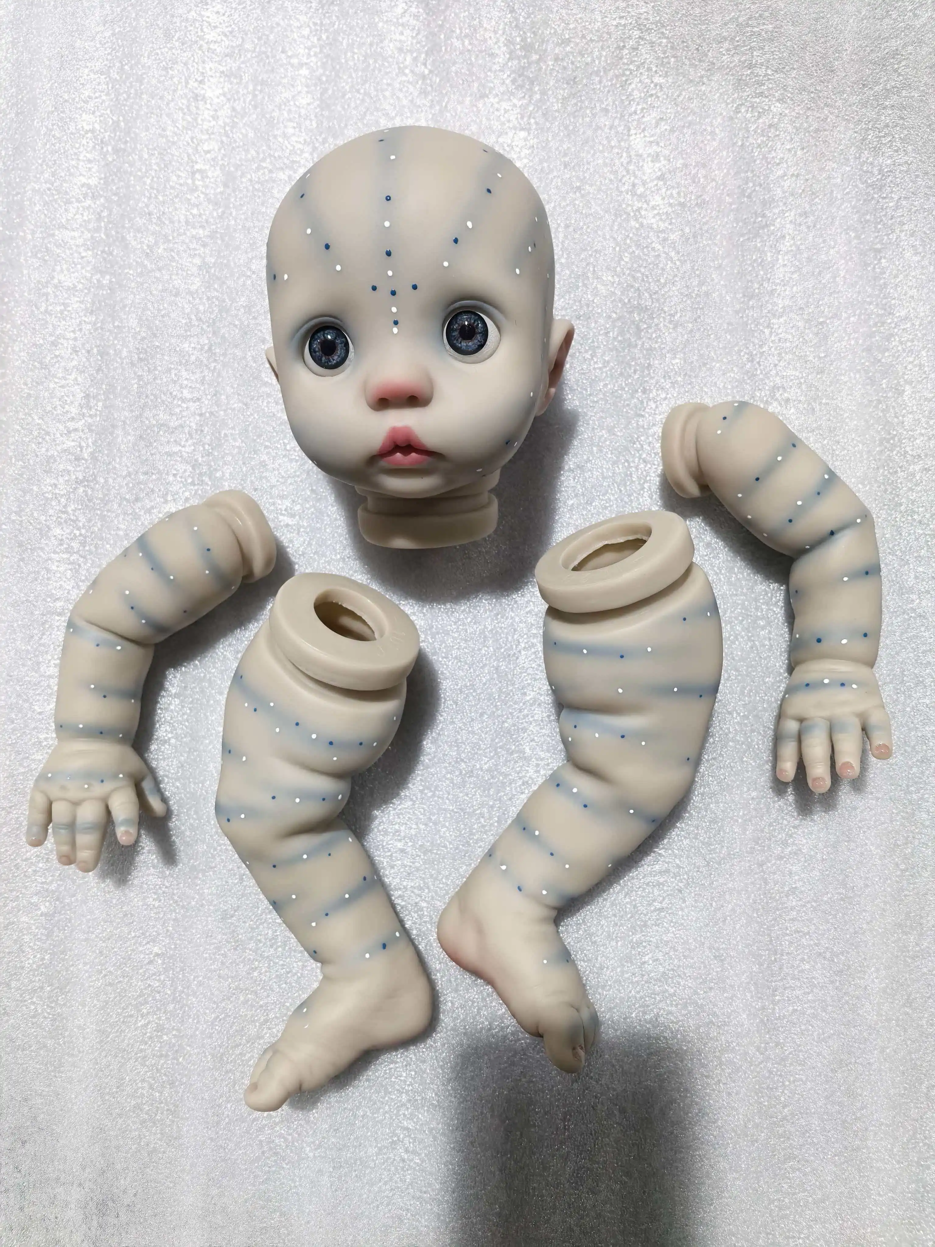NPK 16inch Already Painted Doll Kit Peeka in Avatar Version come with Cloth Body and Belly Plate
NPK 16inch Already Painted Doll Kit Peeka in Avatar Version come with Cloth Body and Belly Plate