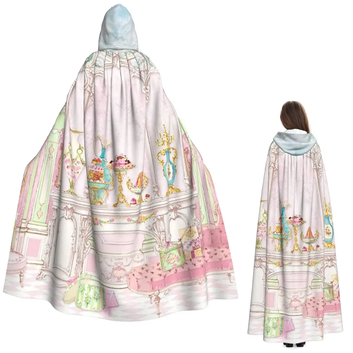 Французская кондитерская Мария-Антуанетта Розовый кондитерский диорама Длинный плащ с капюшоном Ведьма Средневековый костюм Косплей Накидка Хэллоуин Вампир
Французская кондитерская Мария-Антуанетта Розовый кондитерский диорама Длинный плащ с капюшоном Ведьма Средневековый костюм Косплей Накидка Хэллоуин Вампир