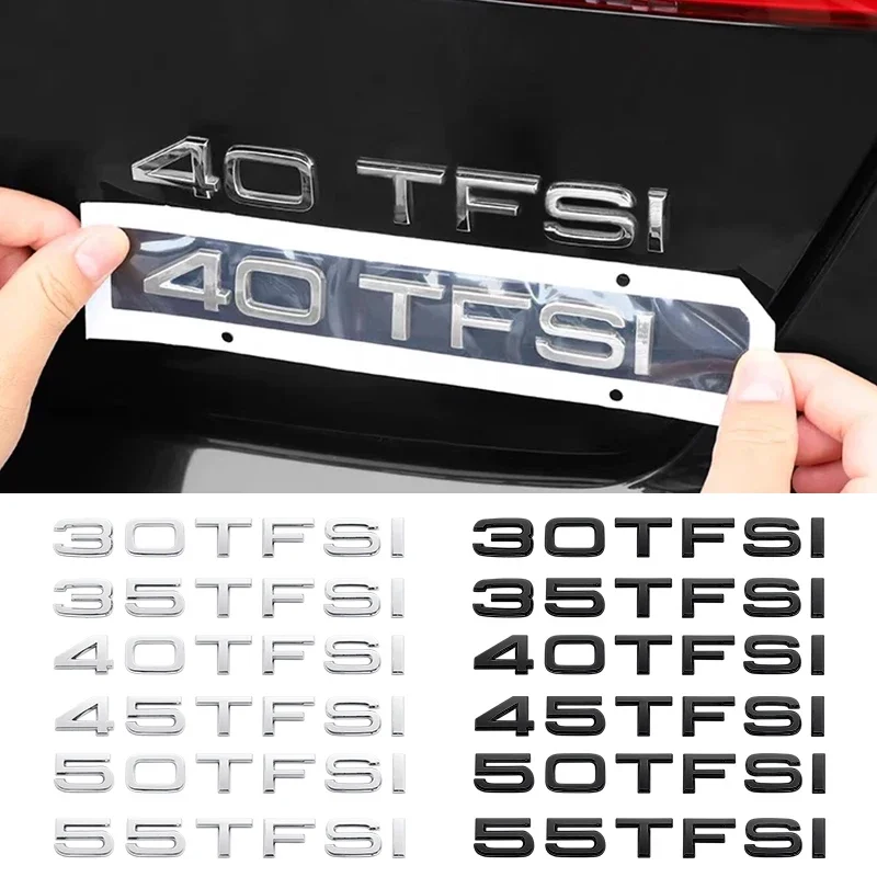 Silver Black Letters 30TFSI 35TFSI 40TFSI 45TFSI 50TFSI 55TFSI 60TFSI Numbers Emblem For Audi A1 A3 A4 A5 A6 A7 A8 Q2 Q3 Q5 Q7
Silver Black Letters 30TFSI 35TFSI 40TFSI 45TFSI 50TFSI 55TFSI 60TFSI Numbers Emblem For Audi A1 A3 A4 A5 A6 A7 A8 Q2 Q3 Q5 Q7