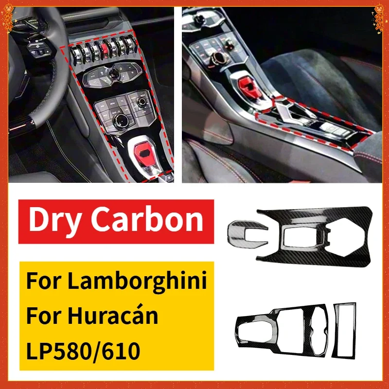 For Lamborghini Huracán LP580 / LP610 Real Dry Carbon Fiber 14-21 Center Console Gear Shift Cover Panel Modification Accessories
For Lamborghini Huracán LP580 / LP610 Real Dry Carbon Fiber 14-21 Center Console Gear Shift Cover Panel Modification Accessories