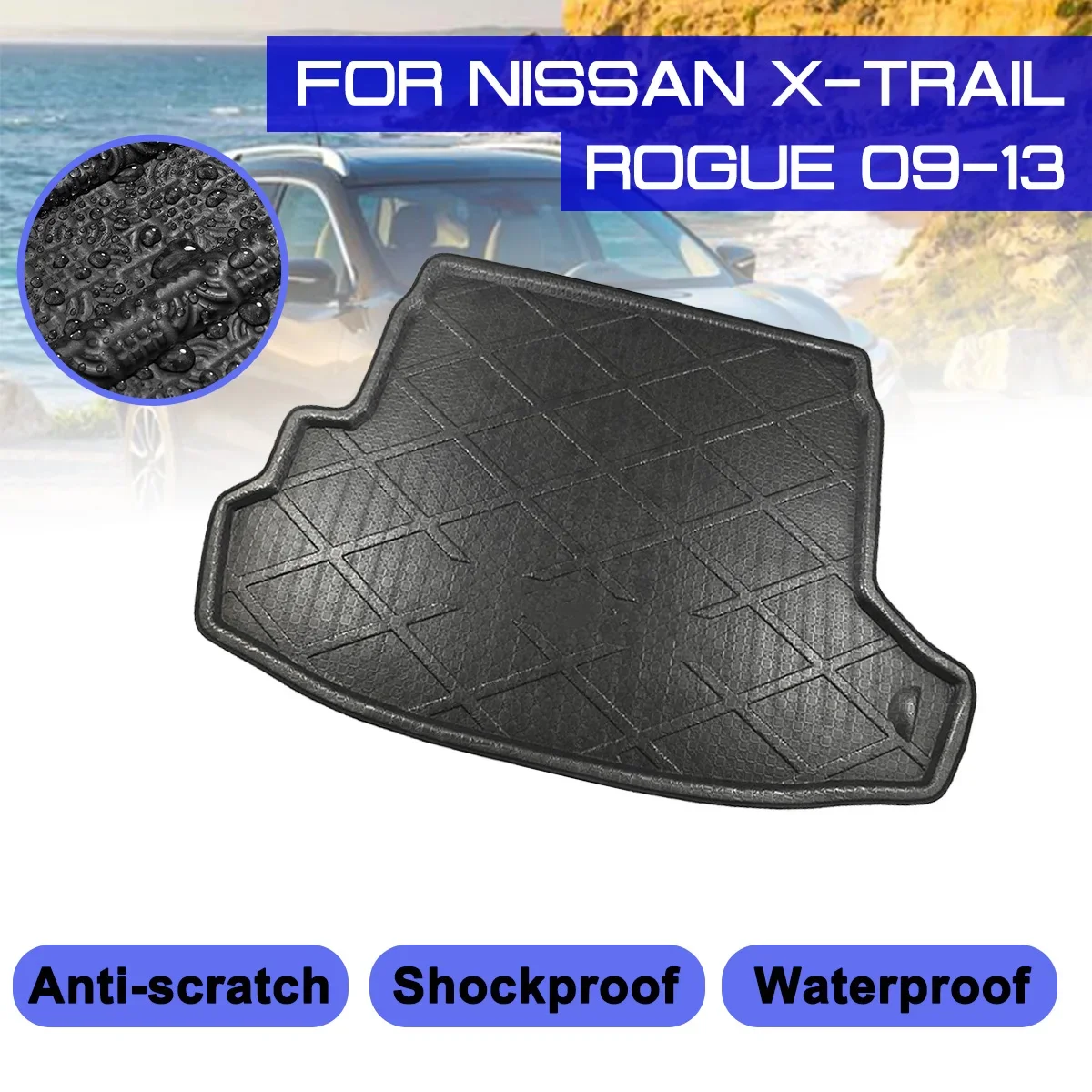Напольный коврик для Nissan X-Trail Rogue 2009, 2010, 2011, 2012, 2013, коврик для заднего багажника, грязезащитный чехол
Напольный коврик для Nissan X-Trail Rogue 2009, 2010, 2011, 2012, 2013, коврик для заднего багажника, грязезащитный чехол