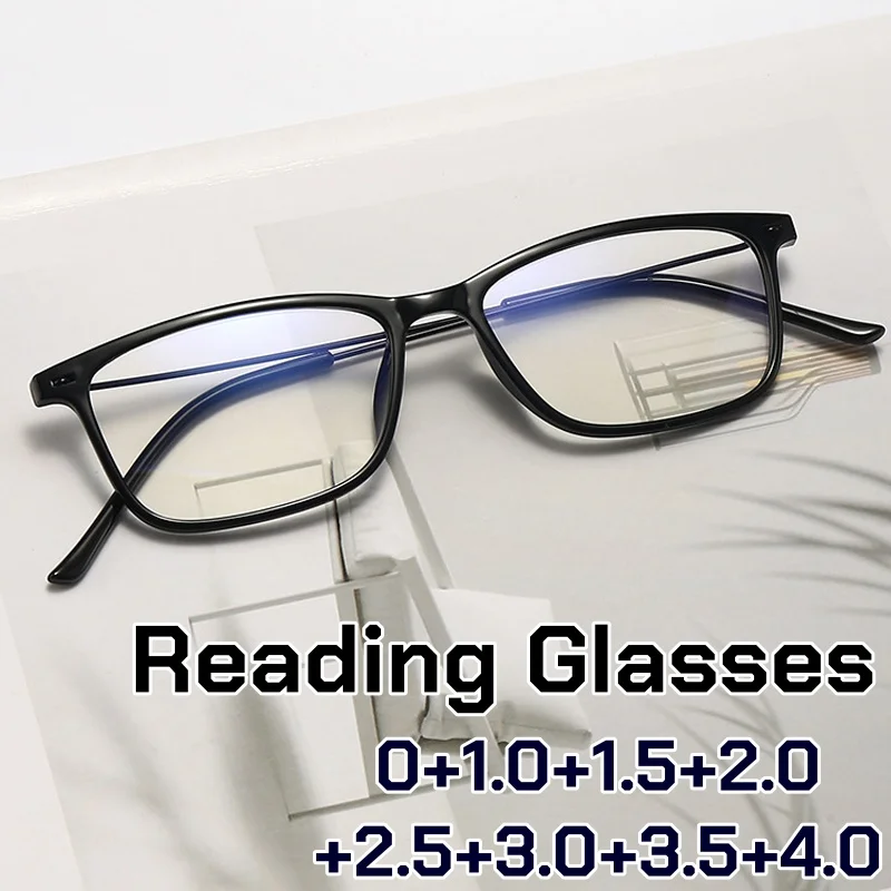 Ultra Light High-definition Anti Blue Light Reading Glasses Luxury Designer Women Men Retro Square Frame Far Sight Eyeglasses
Ultra Light High-definition Anti Blue Light Reading Glasses Luxury Designer Women Men Retro Square Frame Far Sight Eyeglasses
