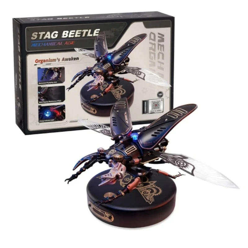Punk Mechanical Stag Beetle Metal Model, 3D Assembly Puzzle, Collectible Craft Ornament, Unique Holiday Gift
Punk Mechanical Stag Beetle Metal Model, 3D Assembly Puzzle, Collectible Craft Ornament, Unique Holiday Gift